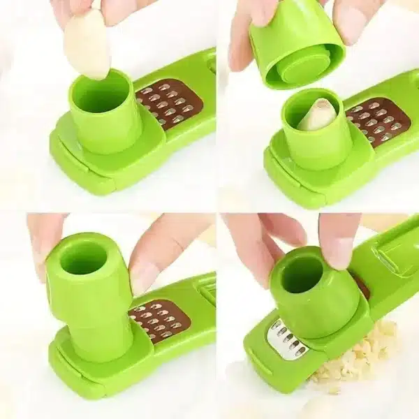 1/2pcs Mini Garlic Grinder Creative Press Kitchen Mash Manual Garlic Mashing Green Kitchen Gadgets - Image 3