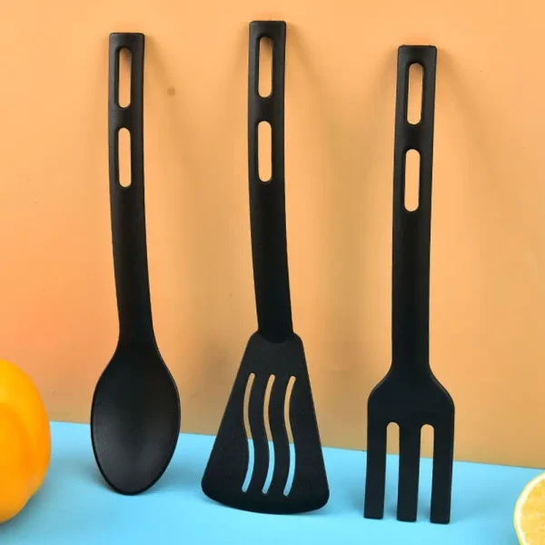 Nylon Kitchen Utensils Set Heat Resistant Non Stick Kitchen Gadgets Portable Comfortable Handle Kitchen Accessories