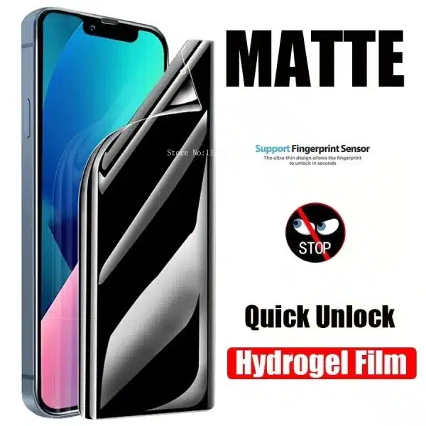 2PCS Anti Spy Hydrogel Film For iPhone 13 12 11 14 15 Pro Max 8 7 Plus Privacy Screen Protectors For iPhone 11 14 Pro XR XS MAX