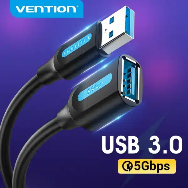 Vention USB 3.0 Extension Cable USB 2.0 Cable USB Male to Female Data Cord for Smart TV PS4 Xbox One PC USB 3.0 Extension Cable