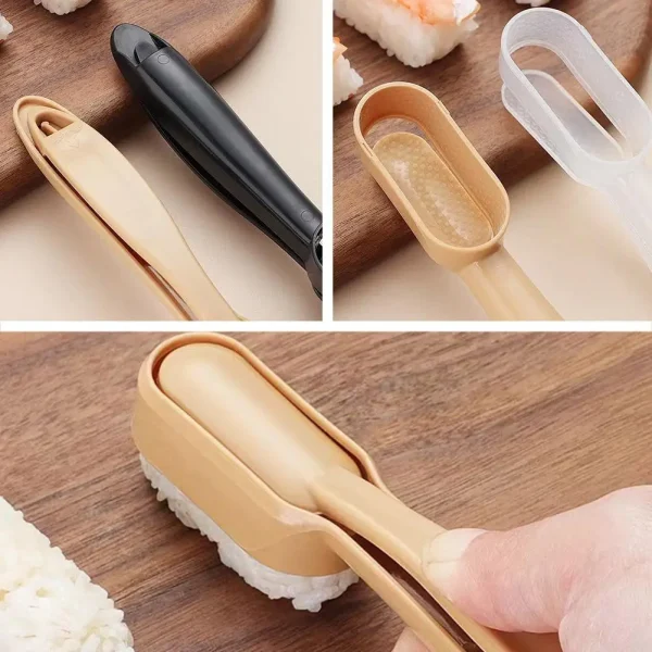 Kitchen Sushi Making Mould Onigiri Lunch Sushi Maker Kit Making Gadgets Kitchen Make Bento Ball To Rice Tools Easy DIY Sush H4E9