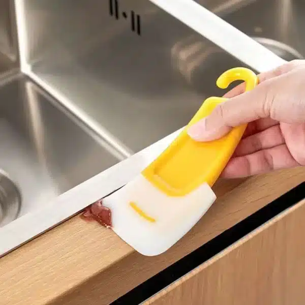 Kitchen Scraper Oil Stain Cleaning Silicone Spatula Cake Baking Pastry Gadgets Dirty Pan Pot Dishes Cleaner Tools Scraper - Image 6