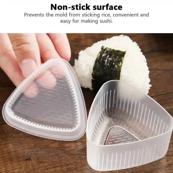 Kitchen Gadgets Onigiri Rice Set Cartoon Sushi Rolls Sushi Mold Japanese Ball Bento Press Maker Mold DIY Tools kit Accessories - Image 3