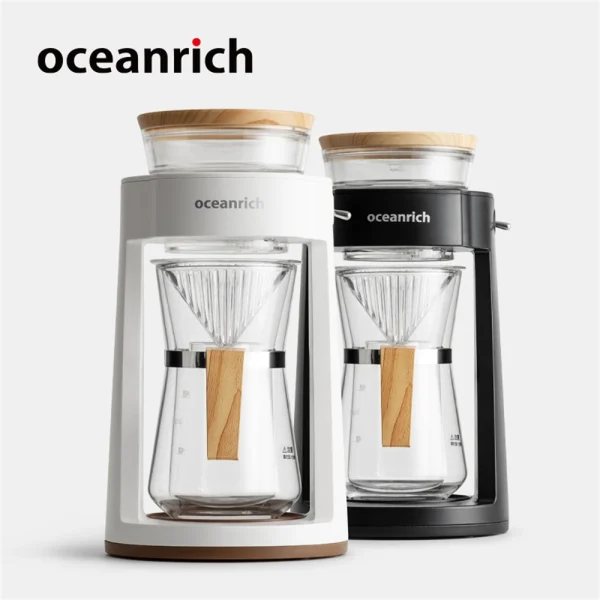 Oceanrich Automatic Espresso Coffee Machine Hand Brewed Coffee Household Coffee Maker Simulation Drip Filter Coffee Pot Portable - Image 2