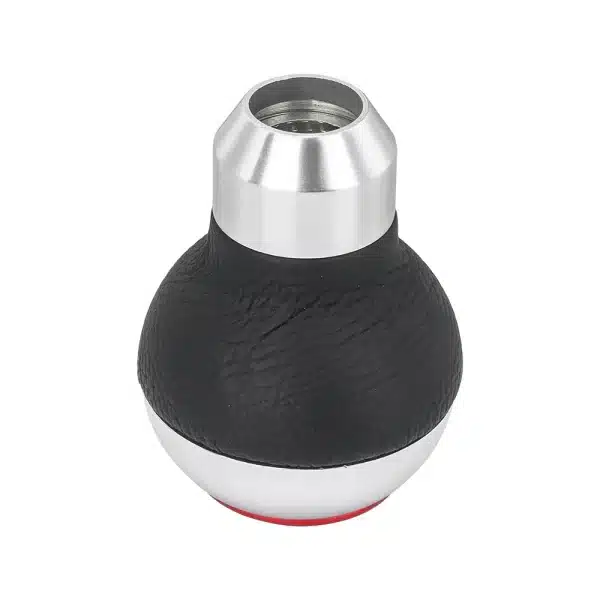 Universal 5 Speed Manual Leather Red Stitch Car Gear Stick Shift Knob Shifter Lever Pen Replacement Gearstick Car Interior Parts - Image 5