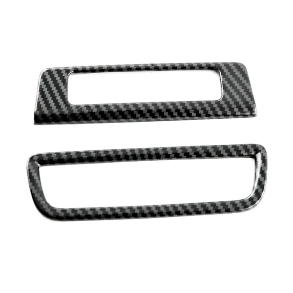 For Mazda CX-50 CX50 2023 Car Headlight Control Switch Cover Trim Sticker Interior Replacement Parts (ABS Carbon Fiber)