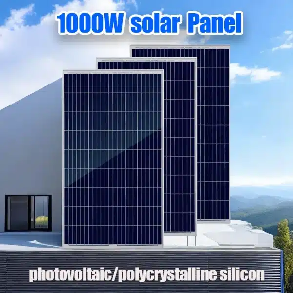 1000W Solar Panel Kit Complete100A Controller USB Port Portable Solar Battery Charger For Outdoor Camping Power Bank