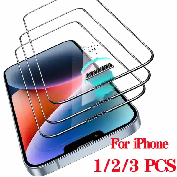 9H Tempered Glass For iPhone 16 15 14 Pro Max Screen Protector iPhone 15 16 Plus Phone Film iPhone 11 12 13 Mini Glass iPhone16