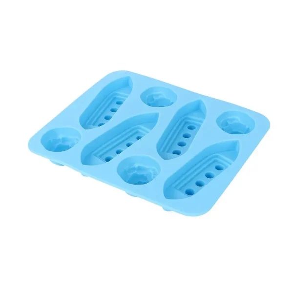 Pudding Superior Creative Summer Gadgets Party Chocolate Drinks for Kitchen Silicone Mold Titanic Shaped Ice Cube Trays - Image 2