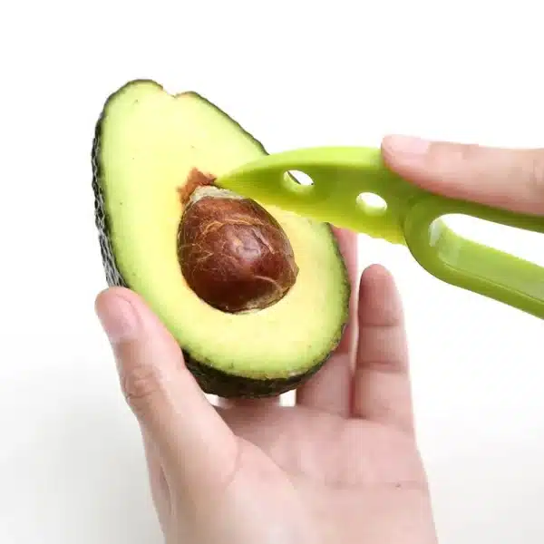 1PC Avocado Peeler Avocado Cutter Fruit Peeler Pulp Cutter Plastic Knife Kitchen Vegetable Tool - Image 3