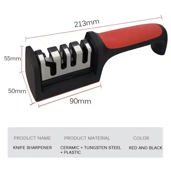 1pc Multifunctional Sharpening Stone Knife Sharpener Kitchen Knife Open Edge Special Fast Sharpening Professional Scissors - Image 5