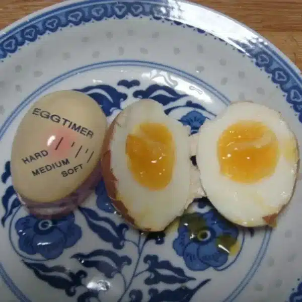 1pcs Egg Timer Kitchen Electronics Gadget Color Changing Yummy Soft Hard Boiled Eggs Cooking Eco-Friendly Resin Red Timer Tool - Image 5