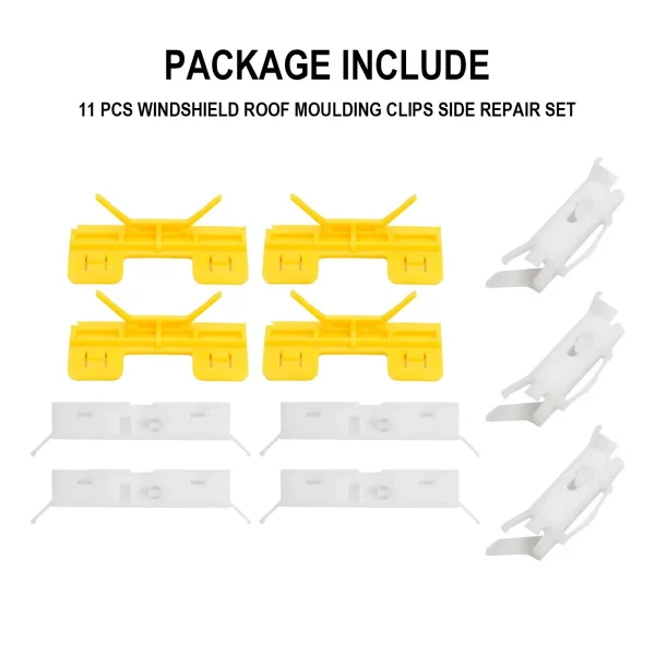 11 Pcs Auto Windshield Roof Molding Clips For Honda-Accord Civic HR-V Replacement Interior Trim Clips Accessories Parts - Image 6