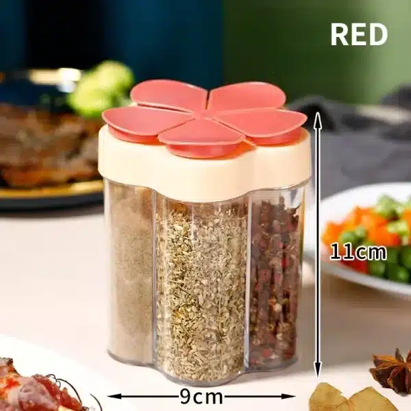 Seasoning Jar Plastic ContainerSeasoning Bottle Spice Organizer Outdoor Camping Seasonins Containers Kitchen Gadget Sets - Image 6