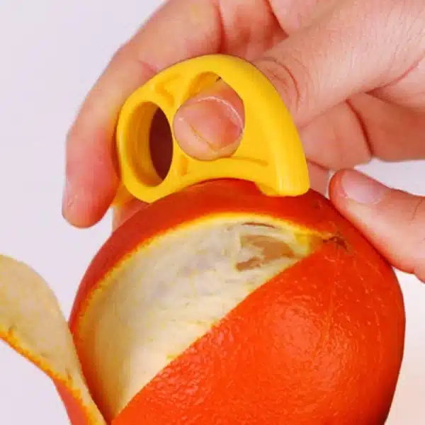 6pcs Creative Orange Peeler Lemon Slicer Fruit Stripper Easy Opener Citrus Knife Kitchen Gadget Gadget (Random Color) - Image 3