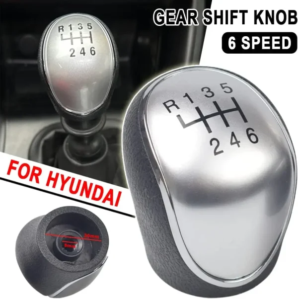 6 Speed Manual Gear Shift Knob Head Ball Replacement For Hyundai IX35 2010-2016 Automotive Interior Gear Shift Knob Parts