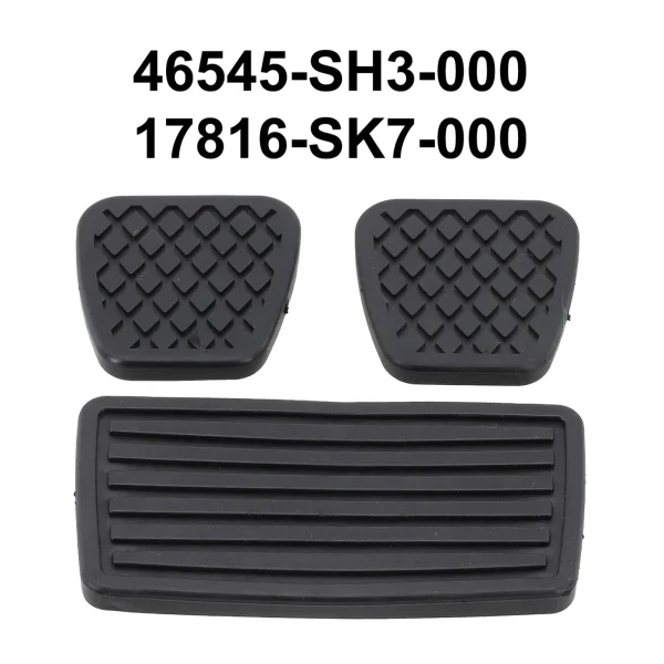 3pcs/set Car Brake Clutch Pedal Black Pads Cover Kit For Honda For Civic 1992 1993 1994 1995 Interior Replacement Parts - Image 4