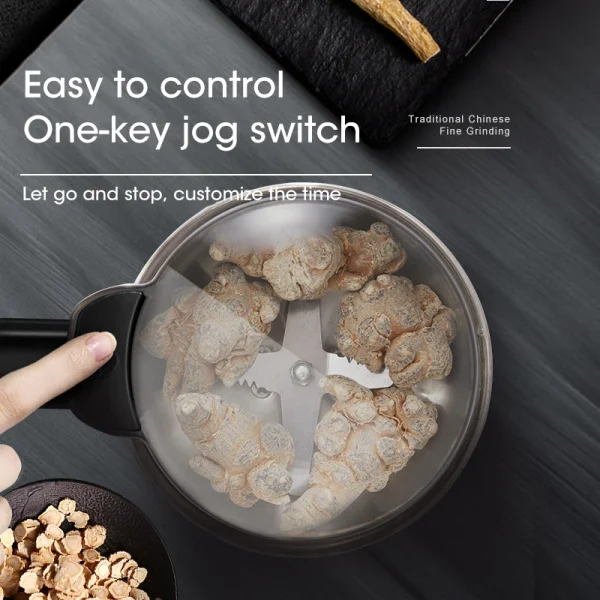 400W Electric Coffee Grinder Kitchen Cereal Nuts Beans Spices Grains Grinder Machine Multifunctional Home Coffee Grinder 220V - Image 3