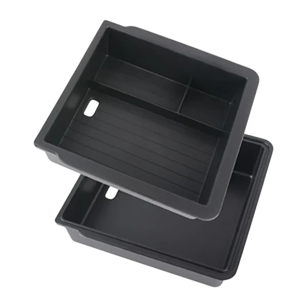 Double Layers Armrest Storage Box Replacement 17x17.5x5cm Holder Container for Versatile Car Interior Parts