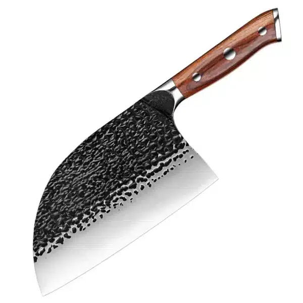 High Carbon Steel Hand Forged Butcher Knife Anti-Rust Oil Coating Kitchen Chef Knife Cooking Knife Dividing Knife Boning Knife - Image 3