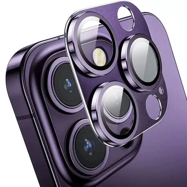 Metal Camera Lens Protector for iPhone 16promax 16pro 16plus 15 Pro Max 14 Plus Tempered Glass Screen Protection Film Accessory