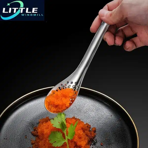 Molecular Cuisine Caviar Spoon Cooking Gadgets Colander Egg Yolk Kitchen Tools Accessories - Image 3