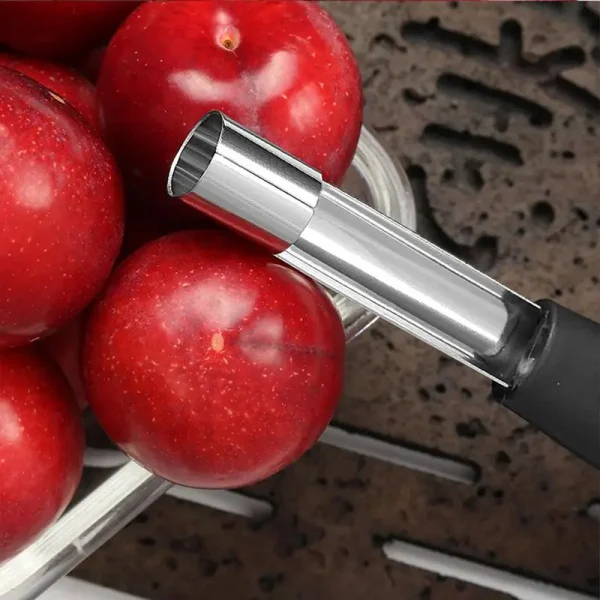 Apple Corer Small Stainless steel Core Remover Pear Corer Multifunctional fruit Corer Ergonomic Handle home Kitchen Gadget - Image 3