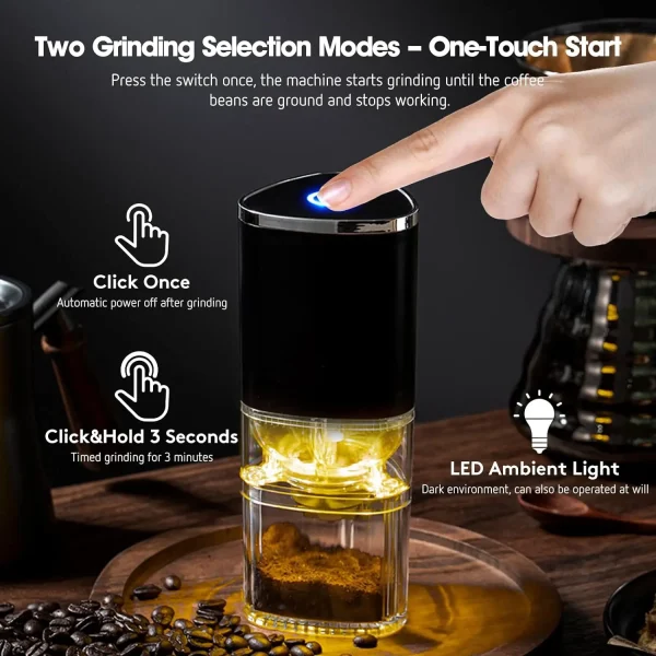 Xiaomi Wireless Electric Portable Espresso Coffee Machine for Car & Home Camping Coffee Maker Capsule Powder Travel Coffee Maker - Image 2