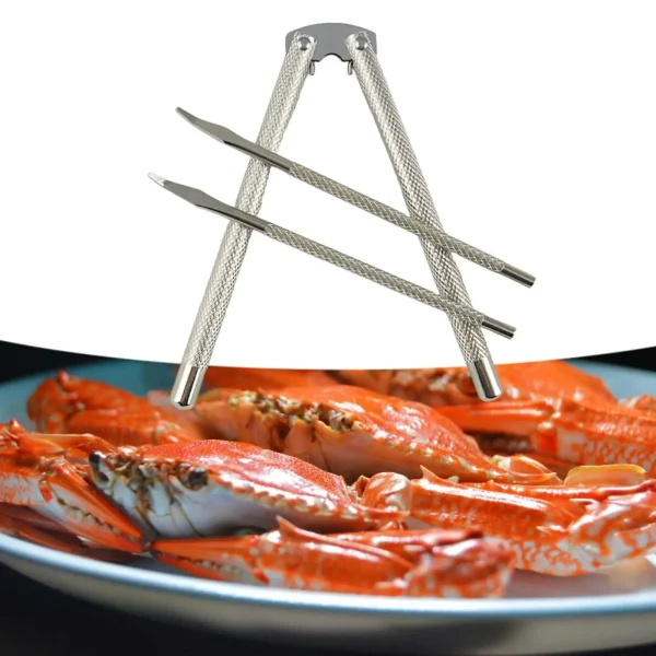 3x Crab Crackers Seafood Crackers Multifunctional Kitchen Gadgets Tool Nut Cracker Set Seafood Tools Set Crab Lobster Nutcracker