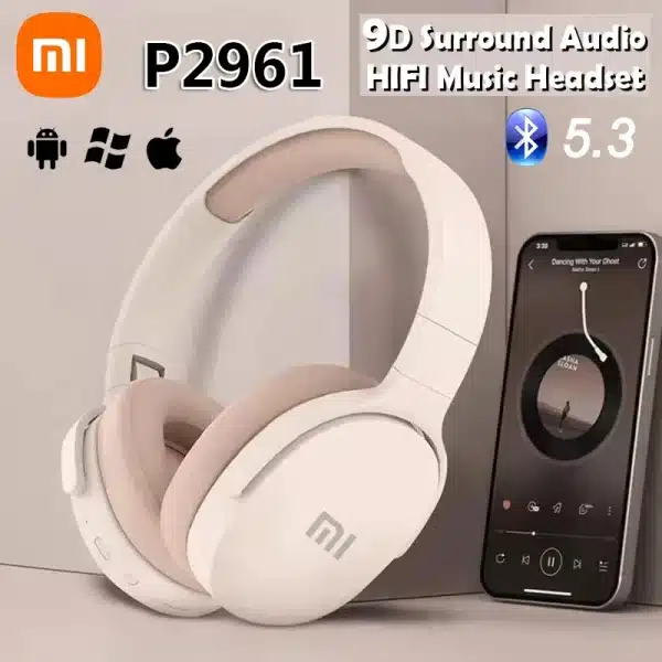 Xiaomi P2961 Wireless Headphones Bluetooth 5.1 Earphone For Samsung iPhone Stereo HIFI Headset Game Earbuds With Mic Headphones