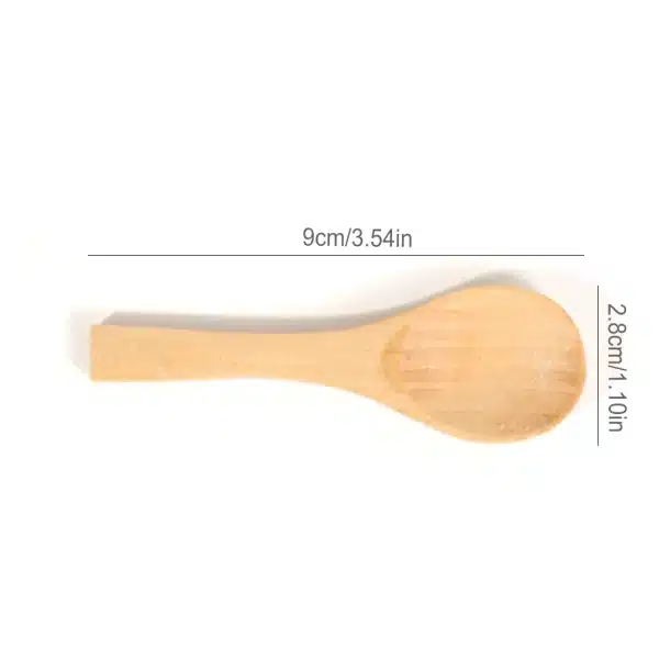 Pack of 10 Small Wooden Spoons Dining Tools Bar Gadgets Honey Teaspoon Cooking Condiments for Kitchen Oil Coffee type 12 - Image 5