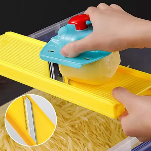 Multifunctional Vegetable Shredder & Slicer Fruit Shredder Potato Mandolin Slicer Kitchen Gadget Sets Kitchen Accessories - Image 4