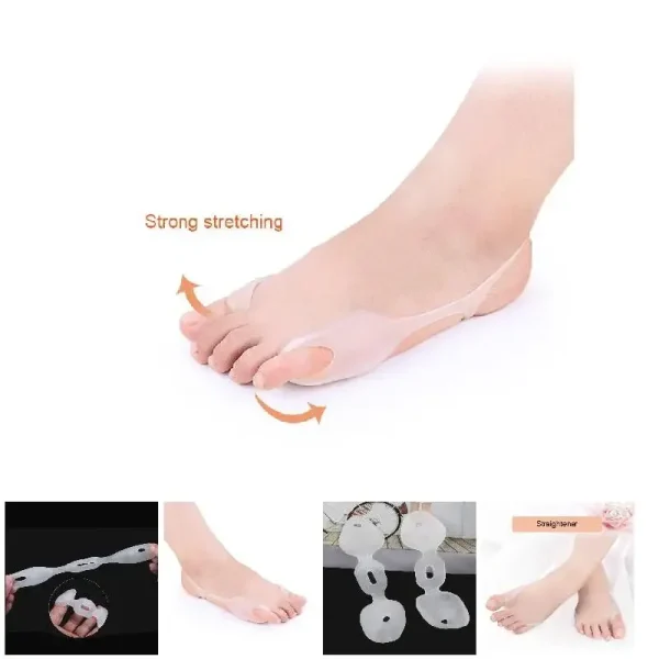 1 Pair Toe Feet Valgus Hallux Bunion Orthotics Feet Care Corrector Thumb Adjuster Corrector De Juanetes Foot Care Tools