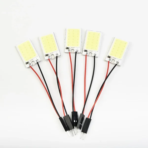 5pcs COB LED Panel Lights LED 12V Lights Bulb Interior Lamps Parts Replacement White Super Bright Car Lighting Accessories - Image 5