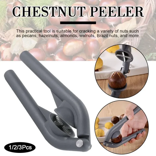 1/2/3PCS Chestnut Opening Machine Nut Cracker Sheller Chestnut Opener Gadgets Kitchen Accessories Walnut Cutter Pliers R8G7 - Image 3