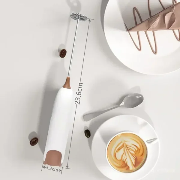Electric Milk Frother Machine Portable Mini Coffee Mixer Cappuccino Milk Foamer Creamer Whisk Egg Beater Kitchen Accessory - Image 5