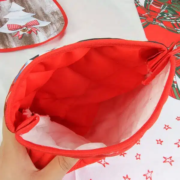 2Pcs/Set Christmas Insulation Pad Gloves Kitchen Microwave Oven Gloves Potholder Home Baking Anti-Scalding Mitts Gadget Supplies - Image 4