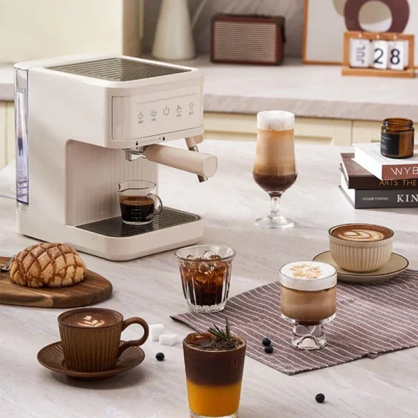 Electric Espresso Maker Professional Espresso Coffee Maker Semi Automatic Latte Cappuccino Milk Frother Italian Coffee Machines - Image 5