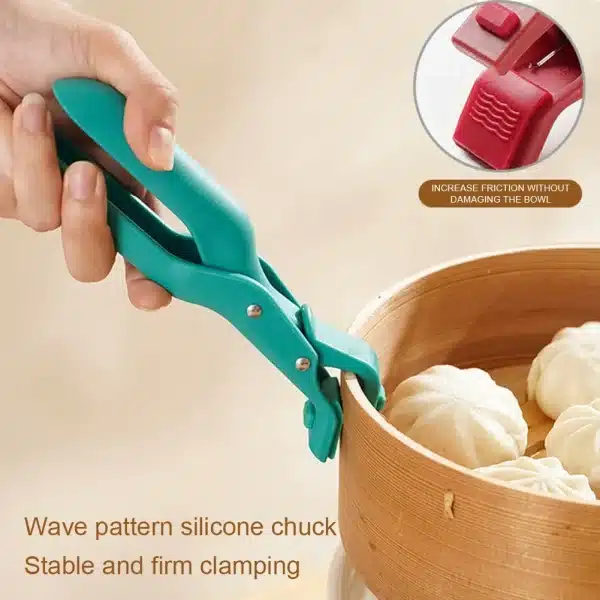 Silicone Anti-Scalding Clip Multi-Purpose Bowl Holder Clamp Practical Plate Lifter Plate Dish Pan Gripper Kitchen Accessories - Image 4
