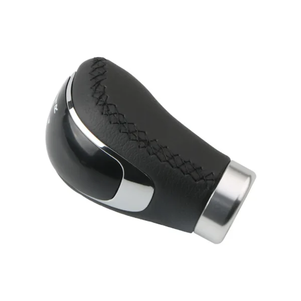 Universal Manual Leather Red Black Stitch Car Gear Stick Shift Knob Shifter Lever Pen Replacement Gearstick Interior Parts - Image 4