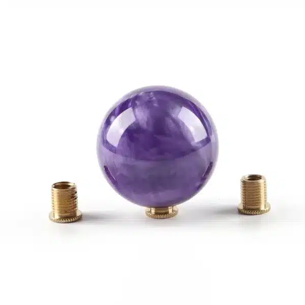 54mm Car Resin Manual Automatic Gear Shift Knob Shifter Head Stick Lever Round Ball Shape Replacement Gearstick Interior Parts - Image 3
