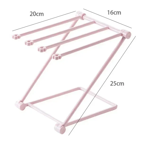 Kitchen Accessories Towel Rag Rack Foldable Storage Holders Cupboard Rag Racks Kitchen Gadgets for Home - Image 5