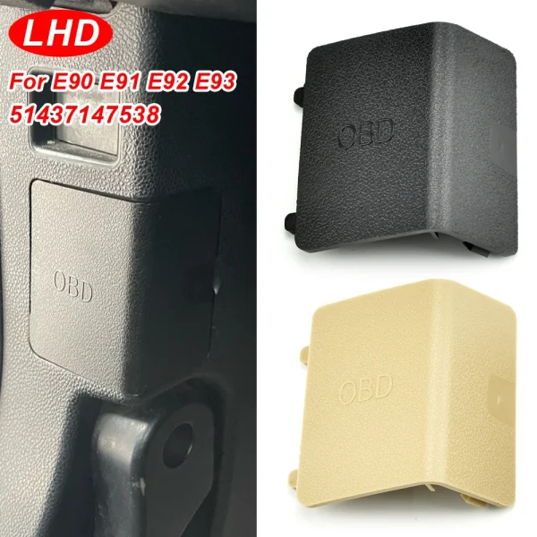 For BMW E90 E91 E92 E93 3 Series LHD 51437147538 Kick Panel Trim Cap Auto Replacement Parts OBDII OBD 2 II Plug Port Cove
