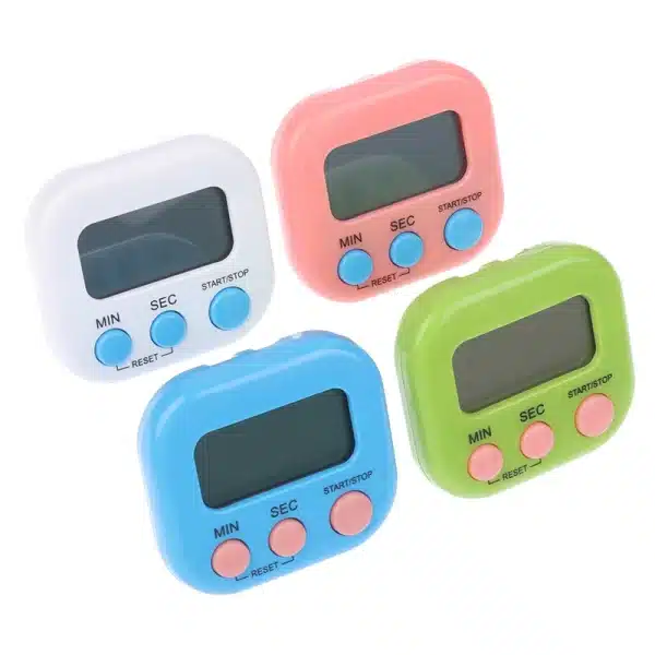 New LED Counter Display Alarm Clock Magnetic Digital Timer Manual Electronic Countdown Counting Up Timer Kitchen Cooking Gadgets - Image 5