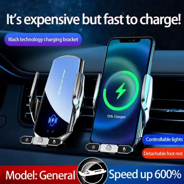 Car Wireless Charger Magnetic Fast Charging Station Air Vent Stand Car Phone Holder Mount For iPhone 15 14 13 12 Samsung Xiaomi - Image 3