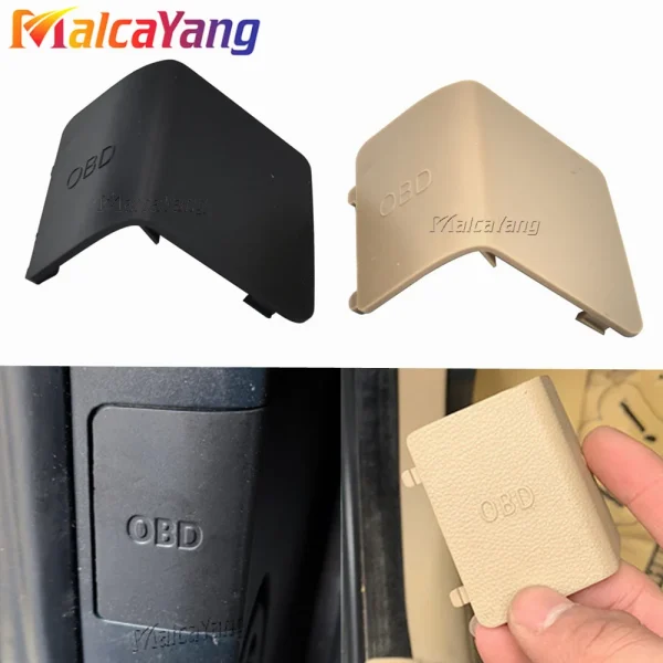 LHD Left OBD Plug Cover Trim for BMW 1 Series E81 E82 E84 E87 E88 Car Interior Kick Panel Cap Auto Replacement Parts