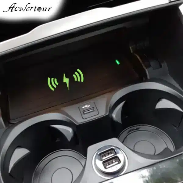 15W Car wireless charger For BMW 3 Series G20 G21 G28 2019 2020 Charging Pad phone Holder Fast charge Accessories Interior Trim