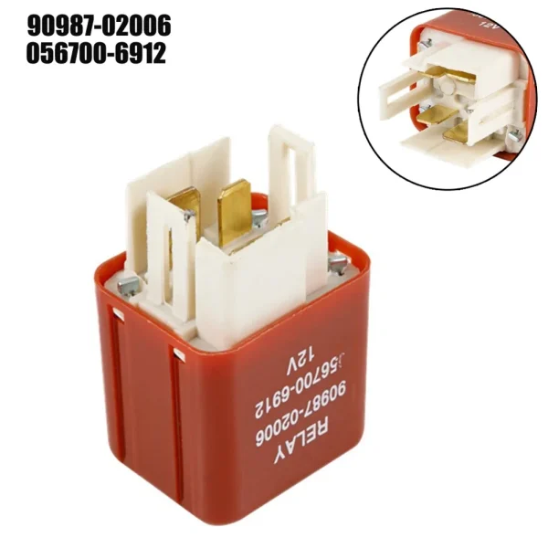 1pc Relay 90987 02006 4Pin 4pin Relay For Landcruiser 75 Series Interior Replacement Parts Interior Replacement Parts - Image 6