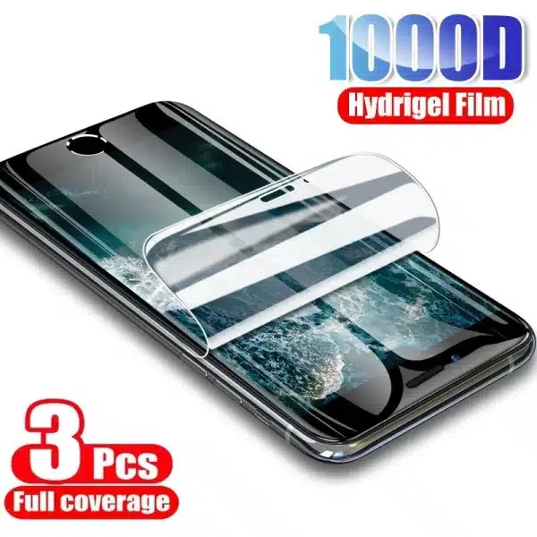 3Pcs Full Cover Back Hydrogel Film For iPhone 7 8 6 Plus X XR XS MAX Screen Protectors For iPhone 11 12 13 Pro Max