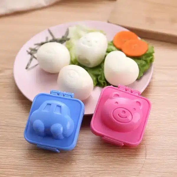 1PCS Creative Children'S Cartoon Rice Ball Mold 6-Piece Set Of Egg Mold Rabbit Bear Modeling Mold Rice Ball Kitchen Gadgets - Image 2